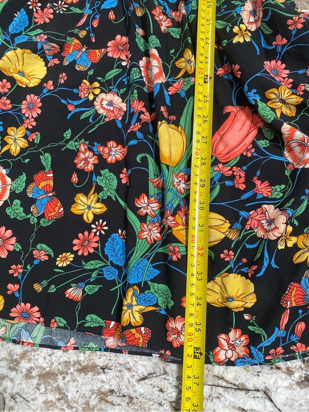 Maeve Anthropologie Bloedel Floral Midi Dress US 8P Pockets Side Zip - Picture 15 of 16